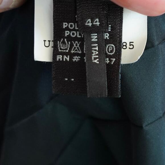 Weber Round Pleated Mini‎ Skirt Black Womens Size 44 - Picture 5 of 8